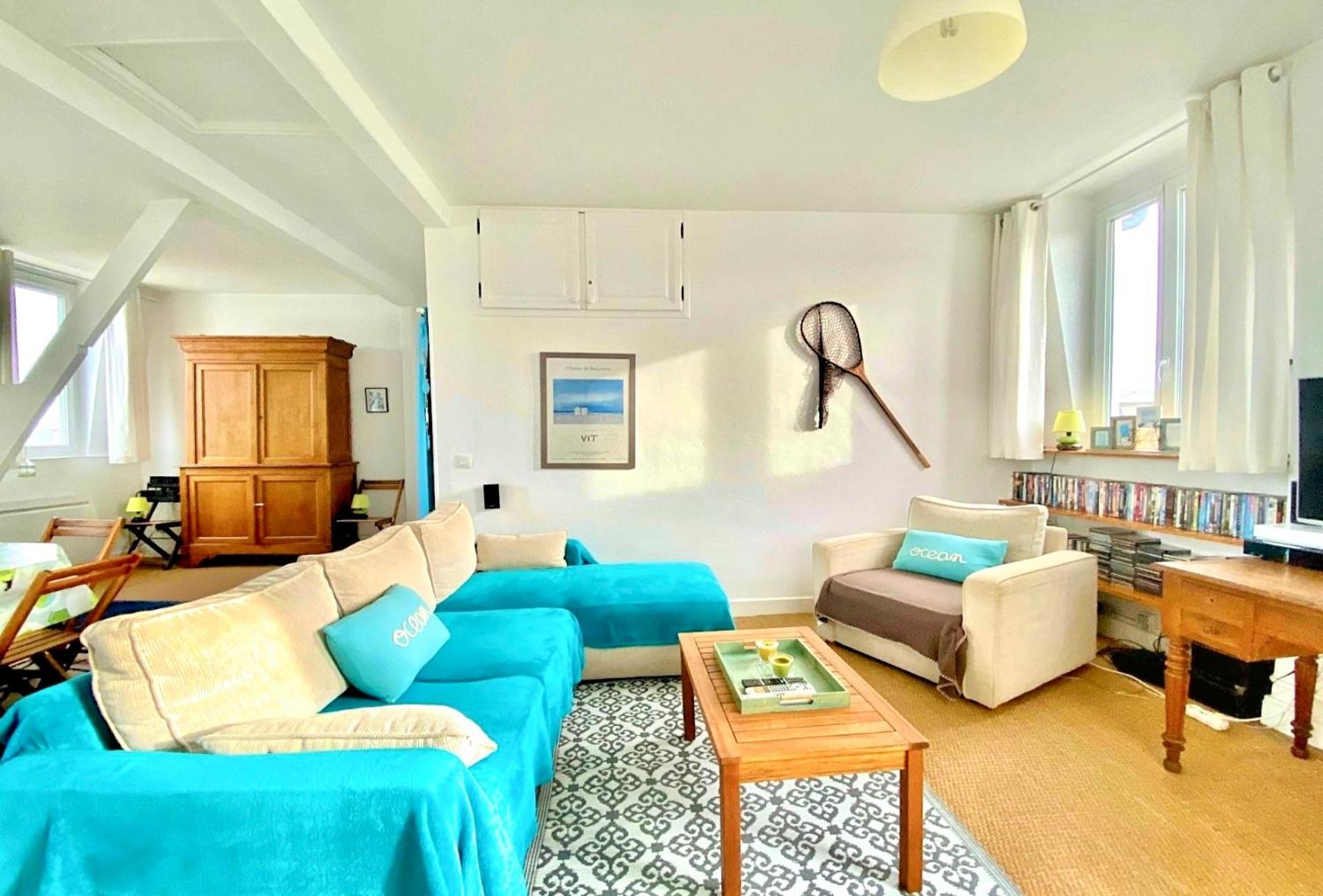 Vue Mer Panoramique Incroyable - Lesparisnormands - Centre Et Plage A 50M Villers-sur-Mer Exterior photo